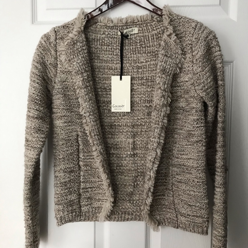 Italian Wool Cropped Jacket - Picture 5 of 6